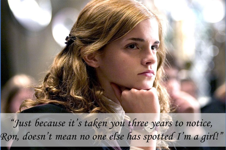 Câu trách cứ vô cùng đáng yêu của cô bạn Hermione (Nguồn: pottermore)