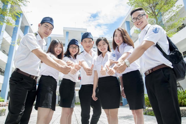 Sinh viên trường Đại học Giao thông Vận tải phân hiệu HCM (Nguồn: UT)