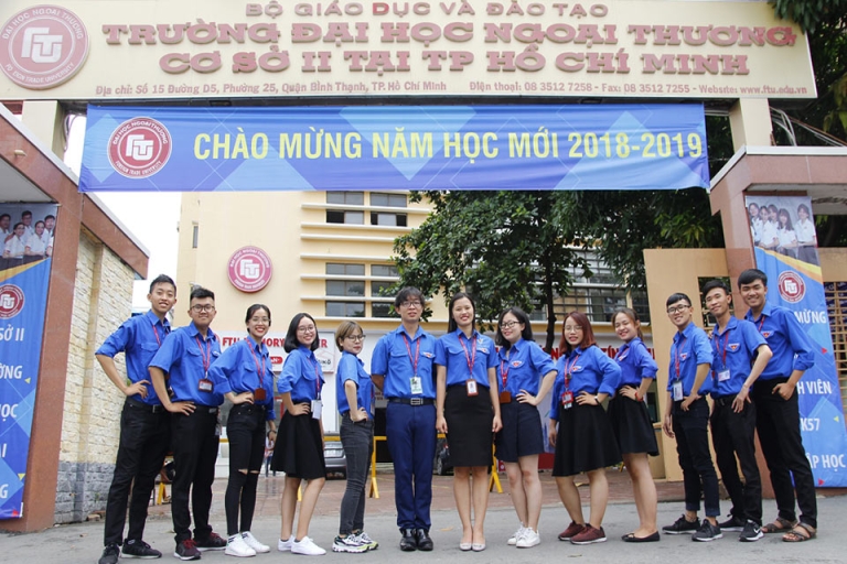 Niềm hứng khởi chào đón năm học mới hiện rõ trên khuôn mặt các FTUer