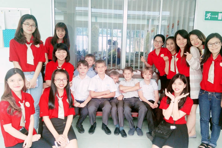 Chuyến tham quan làng Nga của sinh viên (Nguồn: Khoa Nga Đại học Sư phạm TP. HCM)