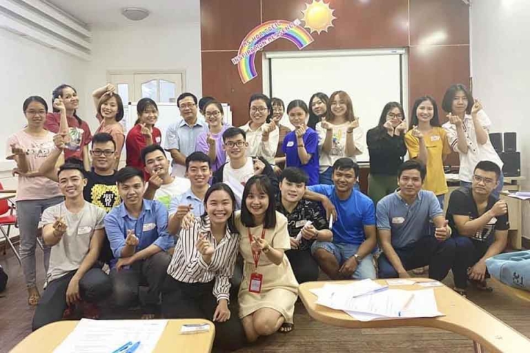 CLB tiếng Anh Pain Yourself được tổ chức với sự tham gia đông đảo của học viên (Nguồn: Ms Hoa Toeic)