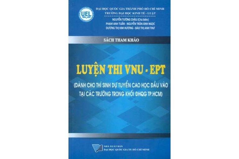 Sách luyện thi VNU-EPT (Nguồn: nxbdhqghcm)
