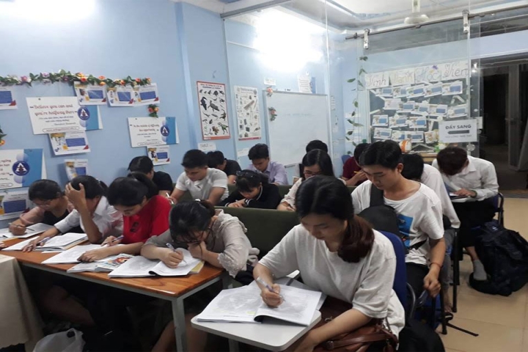 Một giờ học tại Anh ngữ Thiên Ân