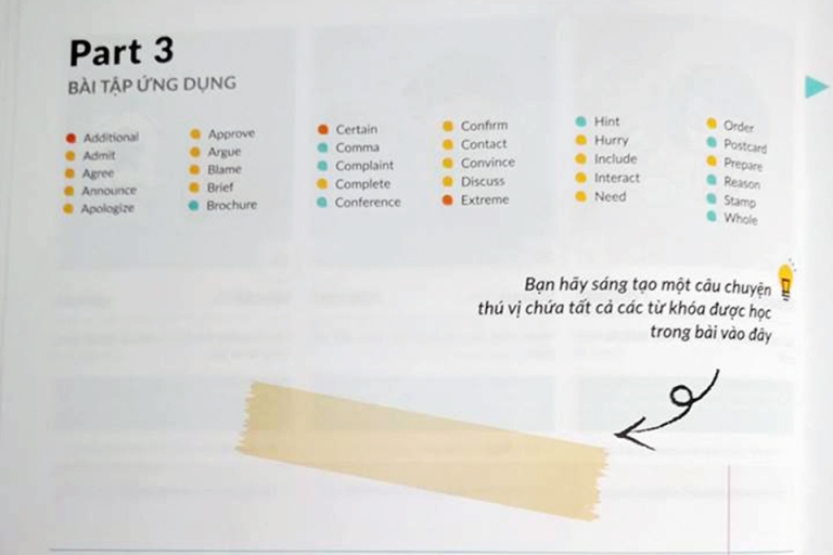 Thỏa sức sáng tạo nên những mẩu chuyện riêng của bạn! (Nguồn: Yêu lại từ đầu tiếng Anh)