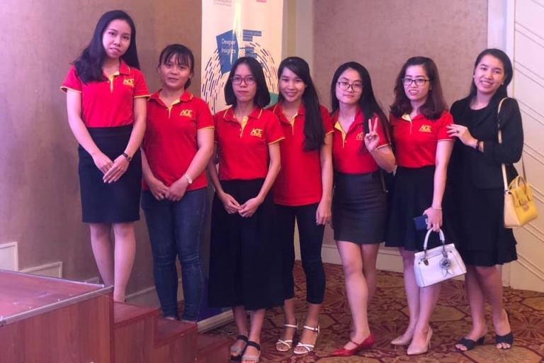 Đội ngũ nhân viên tại hệ thống Anh ngữ Á châu (Nguồn: Hệ thống Anh ngữ Á châu)