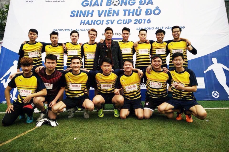 Không những nâng cao đời sống tinh thần, trường còn chú trọng tăng cường sức khỏe cho sinh viên (Nguồn: congdongphui)