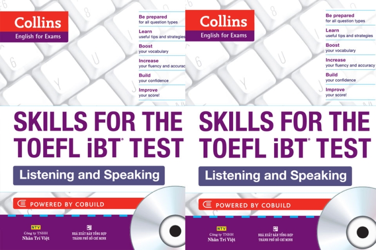 Bạn cũng có thể tham khảo thêm Skills for the TOEFL iBT Test này để nâng cao kỹ năng nghe nói (Nguồn: amazon)