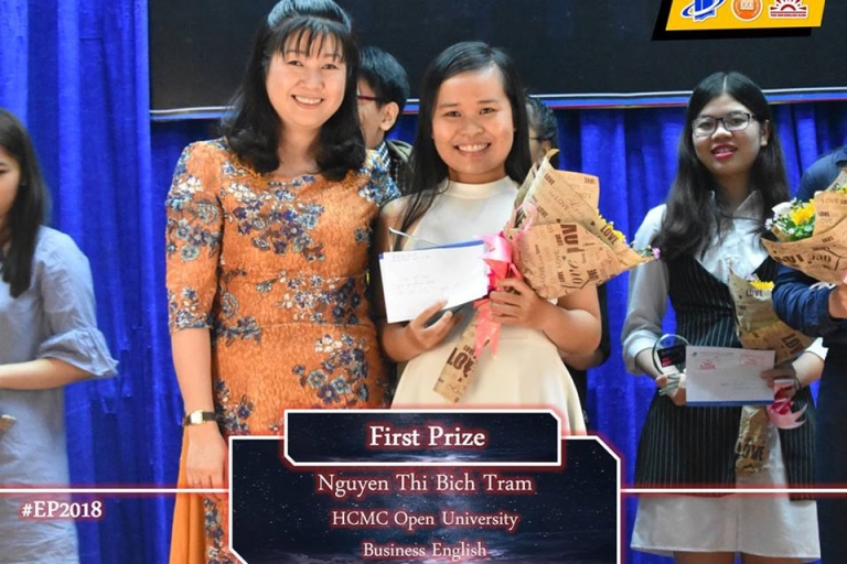 Chân dung quán quân cuộc thi Excellent Presenters 2018 (Nguồn: The Sun English Club)