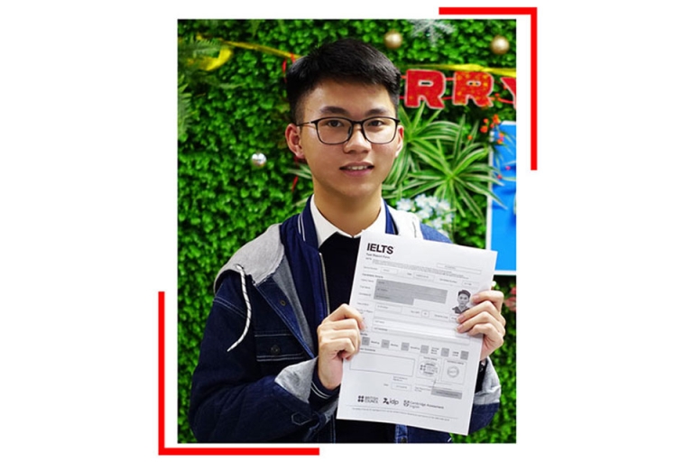 Đoàn Lê Thành đã có nhận được sự giúp đỡ nhiệt tình từ thầy cô và đạt được kết quả ngoài mong đợi