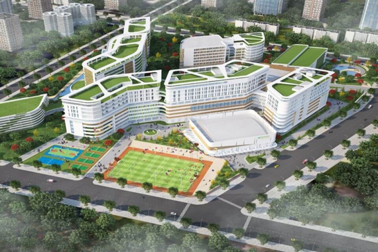Phối cảnh quy hoạch Đại học Y khoa Phạm Ngọc Thạch trong kế hoạch mở rộng quy mô của trường