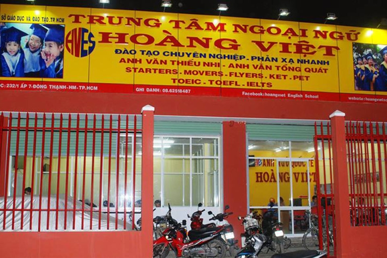 Hình ảnh chi nhánh của trung tâm Ngoại ngữ Hoàng Việt mới khai trương tại Củ Chi