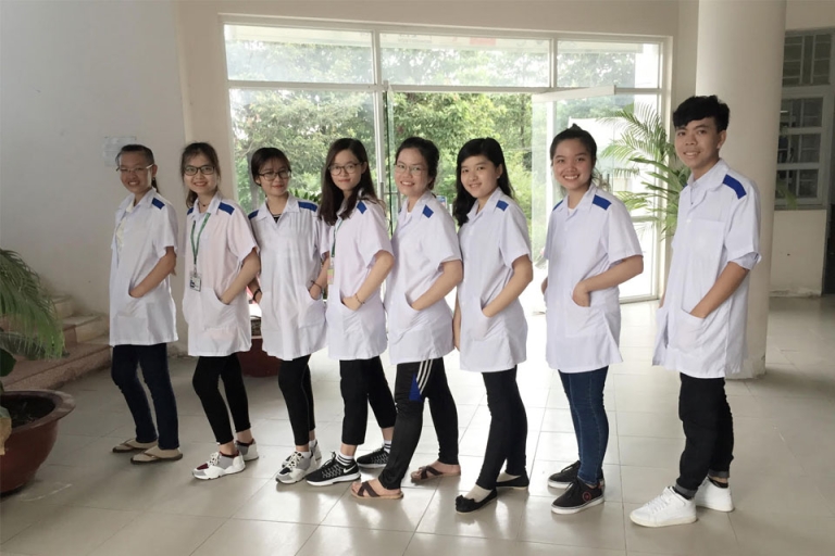 Sinh viên ngành Công nghệ sinh học của Đại học Nông Lâm TP.HCM (Nguồn: biotech.hcmuaf)