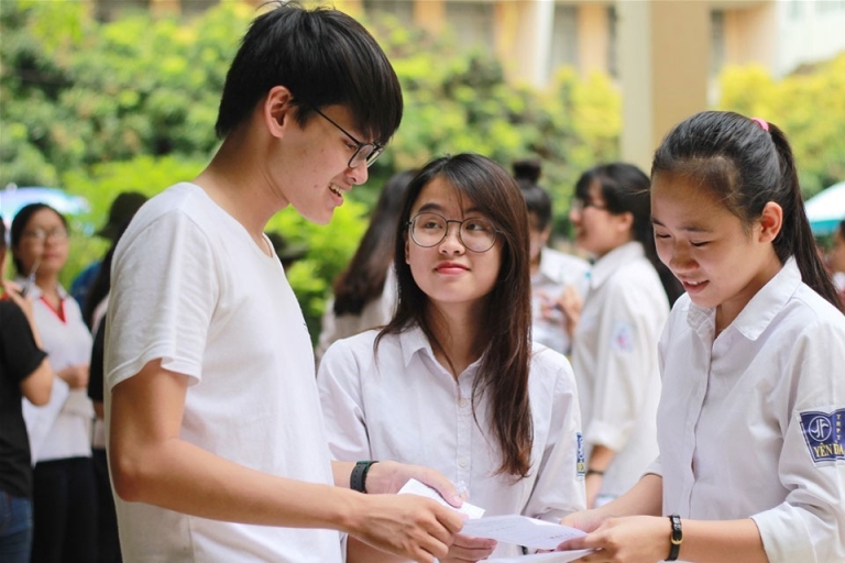Các thí sinh của kỳ thi THPT quốc gia (Nguồn: báo Lao động)