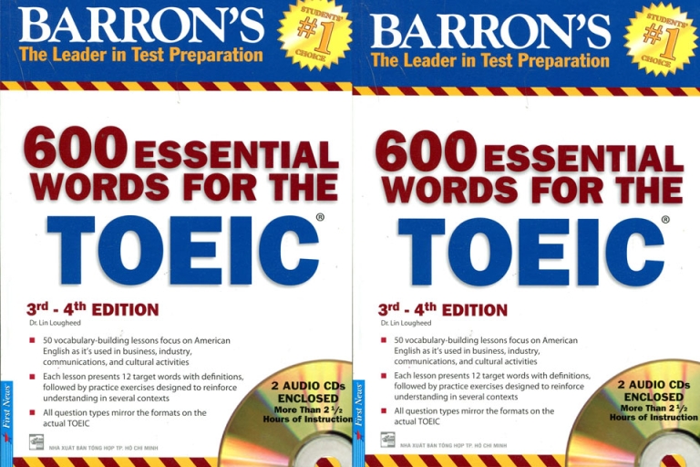 Essential words for the Toefl iBT của Barron là cái tên không thể bỏ qua nếu bạn muốn trau dồi từ vựng thiên về học thuật (Nguồn: TOEIC123)