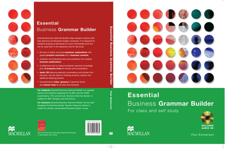 Essential Business Grammar Builder sẽ chú trọng rất nhiều đến việc cải thiện ngữ pháp cho người học