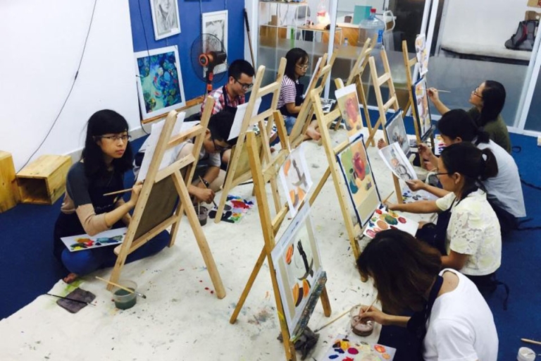 Sư phạm Mỹ thuật là ngành đòi hỏi sinh viên có kỹ năng hội họa và đam mê theo đuổi nghề nhà giáo
