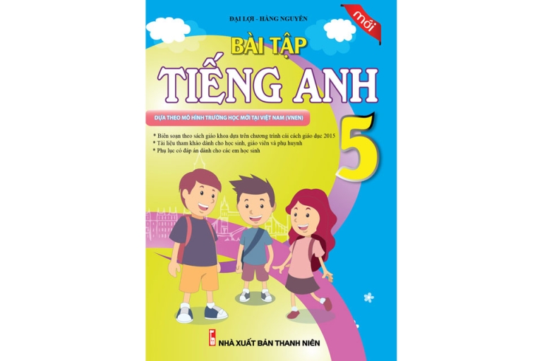 Sách Bài tập tiếng Anh lớp 5 của NXB Thanh Niên