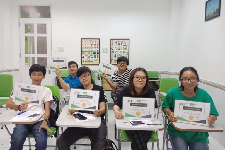 Các lớp luyện thi TOEIC của trung tâm được thiết kế bài bản và khoa học giúp học viên phát triển toàn diện 4 kỹ năng Anh ngữ