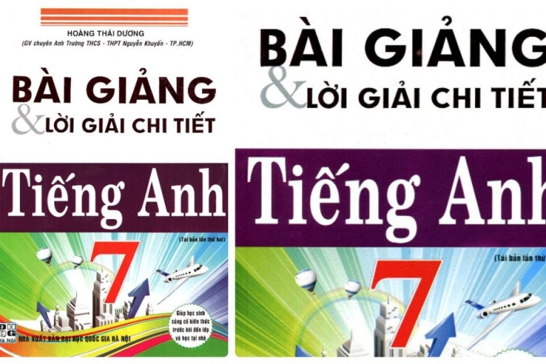 Sách bài giảng và lời giải chi tiết tiếng Anh 7 có bán tại các nhà sách trên toàn quốc