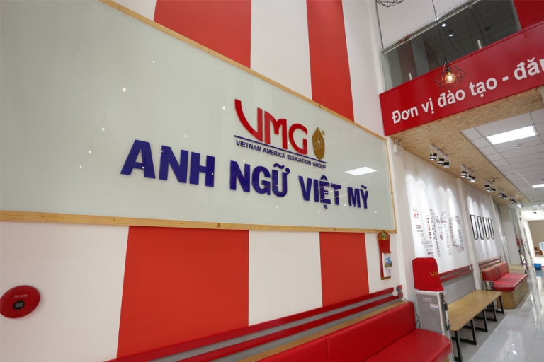 Cơ sở khang trang của trung tâm Anh ngữ Việt Mỹ
