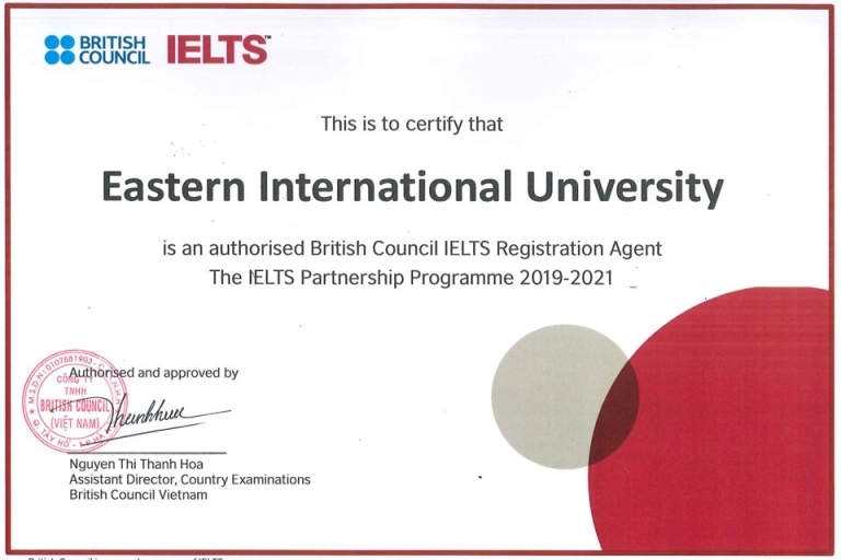 ELC tổ chức thi và nhận chứng IELTS chỉ tại trường (Nguồn: elc) 