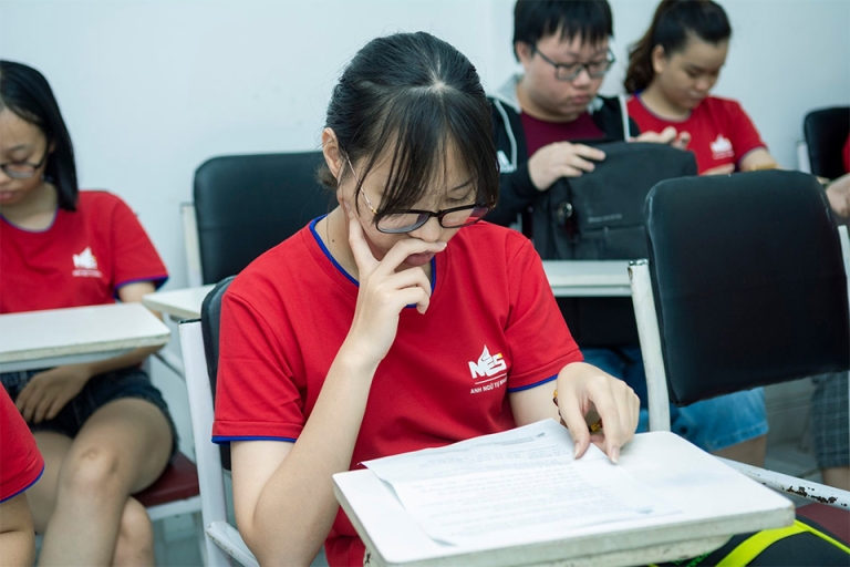 Hình ảnh tại lớp học của trung tâm Anh ngữ Tự Nhiên (Nguồn: Trung tâm Anh ngữ Tự Nhiên)