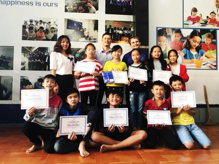 IC Dalat điểm học tiếng Anh thu hút đông đảo sự quan tâm của học viên nhí và quý phụ huynh