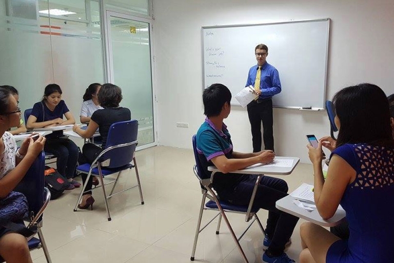 Lớp học tại trung tâm Anh ngữ NewSky