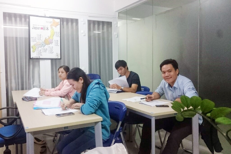 Lớp học tiếng Nhật tại Nhật Minh (Nguồn: daytiengnhat)