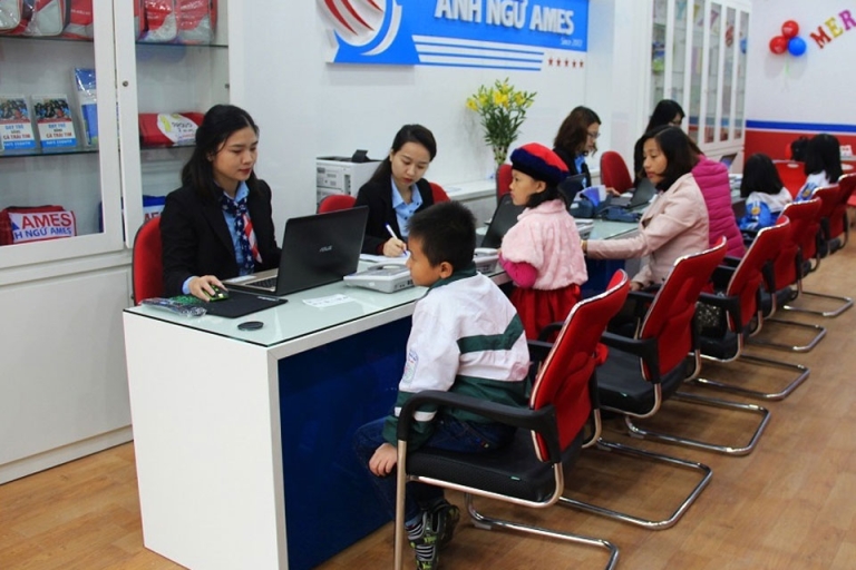 Sự tư vấn nhiệt tình của đội ngũ nhân viên tại Anh ngữ Ames