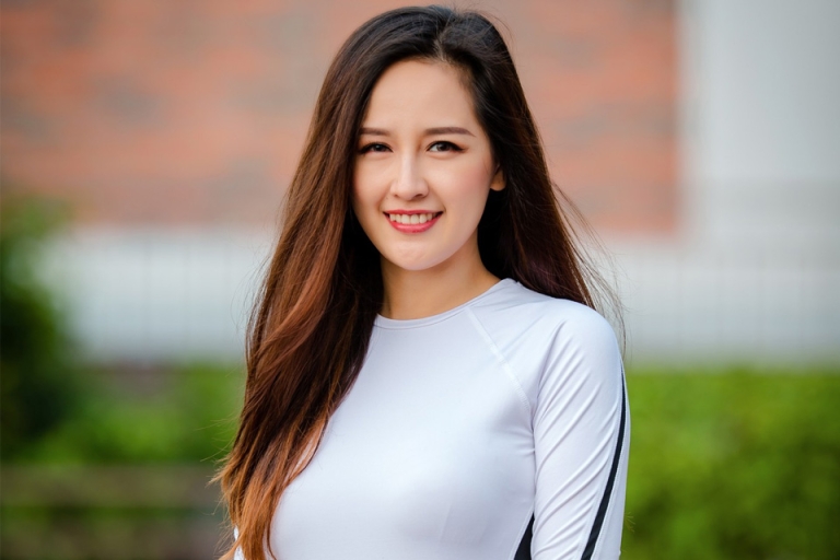 Thông minh, giỏi giang, xinh đẹp là những lời khen ngợi không ngoa dành cho người đẹp này