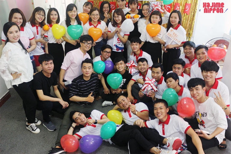 Sự kiện chào mừng ngày 20/11 tại Nhật ngữ Kiến Minh (Nguồn: hajimenippon)