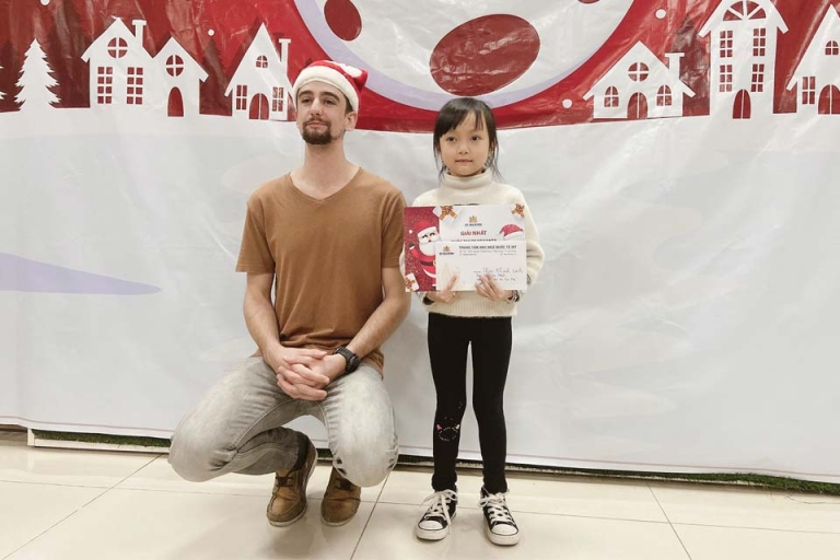 Một trong các giờ học của các học viên tại IDT cùng giáo viên nước ngoài