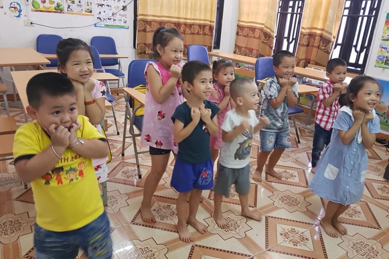 Các em sẽ được học tiếng Anh thông qua những hoạt động vui nhộn tại trung tâm Ecolink