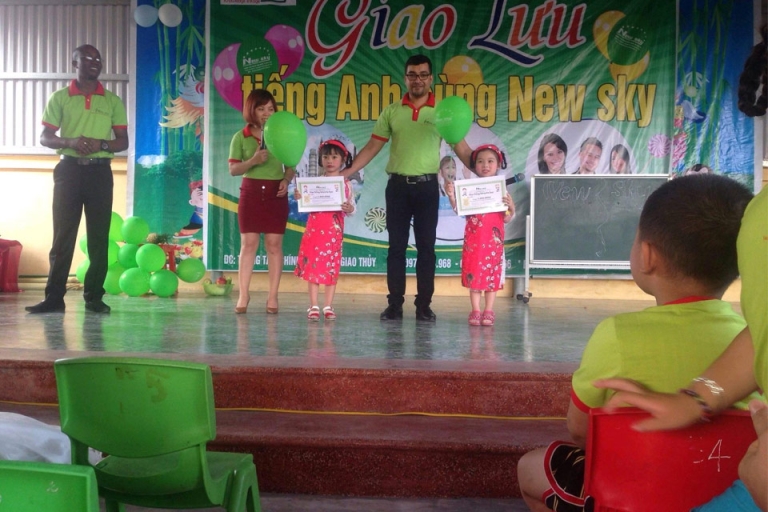 Những sự kiện giao lưu tiếng Anh vẫn được New Sky chú trọng tổ chức để tăng trải nghiệm cho học viên