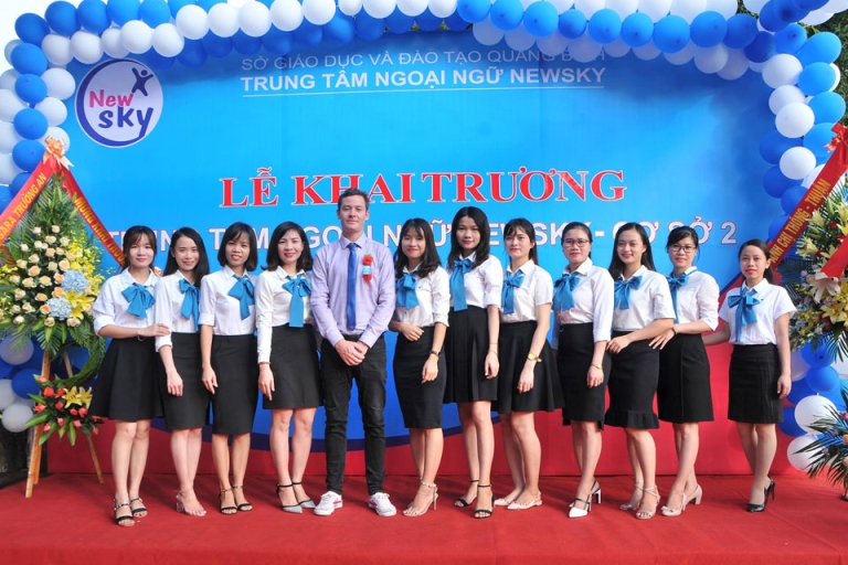 Trung tâm Ngoại ngữ NewSky khẳng định được uy tín nhanh chóng sau vài năm thành lập