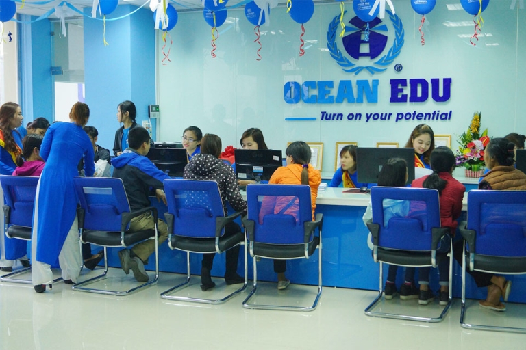 Hệ thống Anh ngữ Quốc tế Ocean Edu là đơn vị đào tạo tiếng Anh uy tín và chất lượng với quy mô lên đến 70 chi nhánh phủ khắp các tỉnh thành Việt Nam
