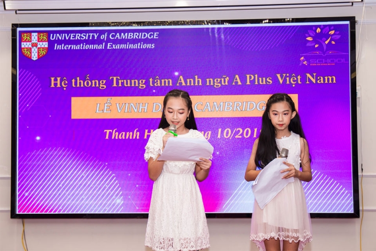 Aplus sẽ hỗ trợ cho những học viên nhí có mong muốn tham dự kỳ thi Cambridge nổi tiếng
