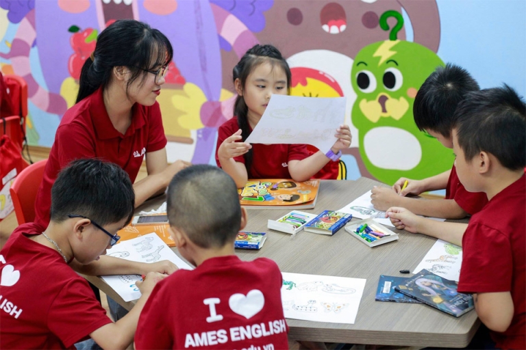 Phương pháp 4P đã tạo ra nhiều hiệu ứng tích cực cho khóa học tiếng Anh trẻ em