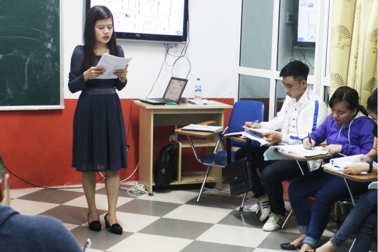 Lớp học tiếng Anh dành cho người đi làm tại ASEM