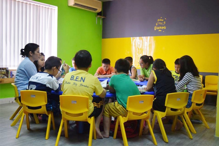 Một lớp học tại trung tâm Anh ngữ BEN