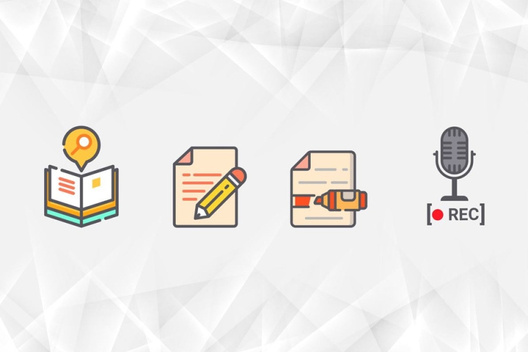 Tích hợp các ứng dụng tiện lợi và hữu ích cho quá trình học như tra từ điển, ghi chú, highligh, ghi âm bài nói…