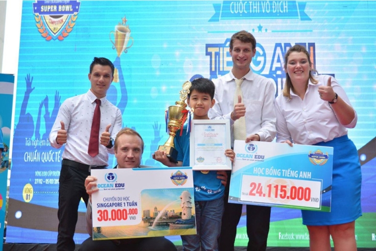 Thành tích xuất sắc của chiến binh nhí Ocean Edu