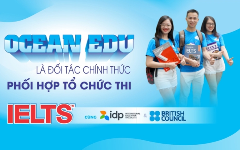 Ocean Edu là đối tác của IDP Việt Nam và British Council