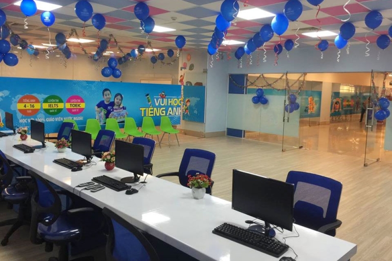 Cơ sở vật chất khang trang, rộng rãi gây ấn tượng với học viên từ cái nhìn đầu tiên