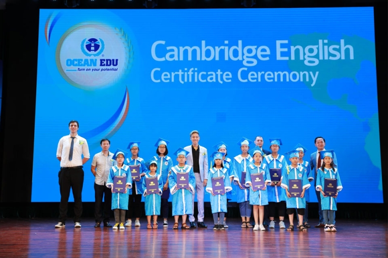 Cơ hội nhận chứng chỉ Cambridge danh giá tại Ocean Edu