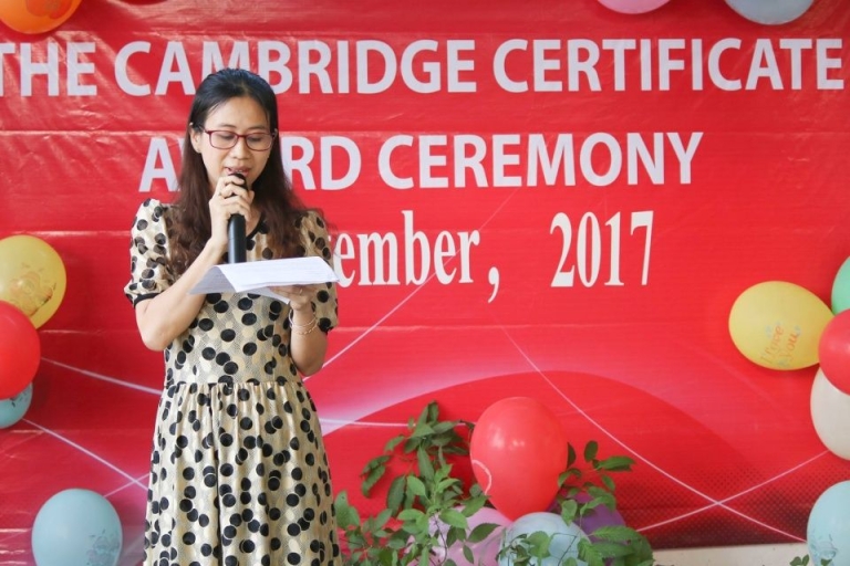 Cô Phạm Dung - người đã sáng lập nên trung tâm Anh ngữ Nhật Phúc