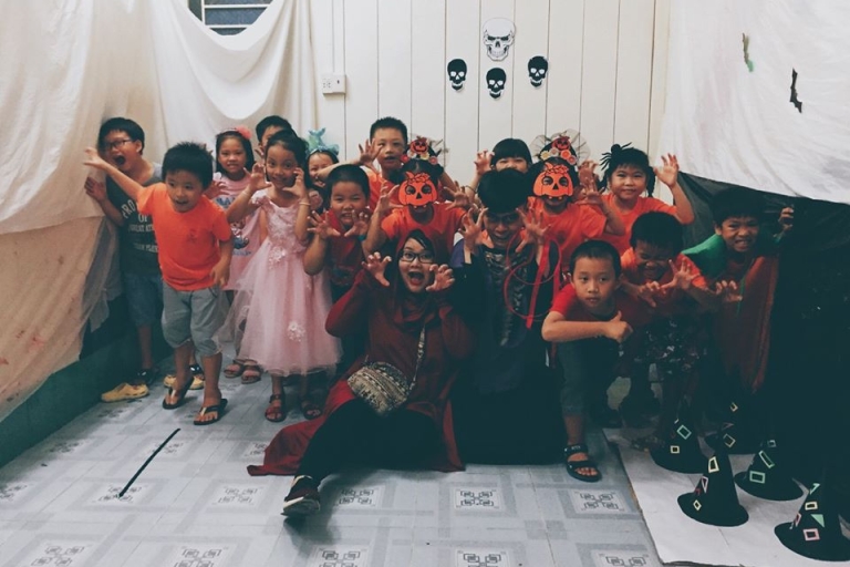 Hóa trang cùng học viên nhà Anh ngữ Mỹ Úc trong ngày lễ Halloween