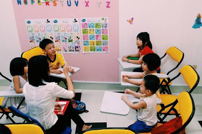 Chương trình học có nhiều ưu điểm gây hứng thú và khơi dậy khả năng ngoại ngữ ở các bé