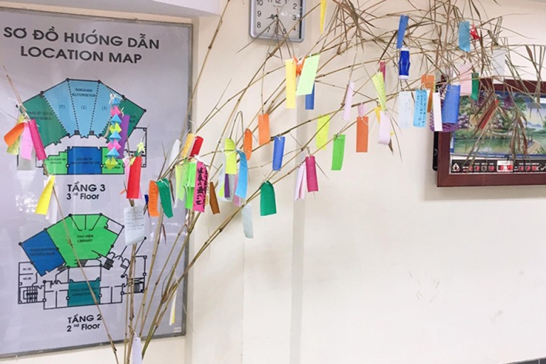Một góc đáng yêu của phòng học ở trung tâm